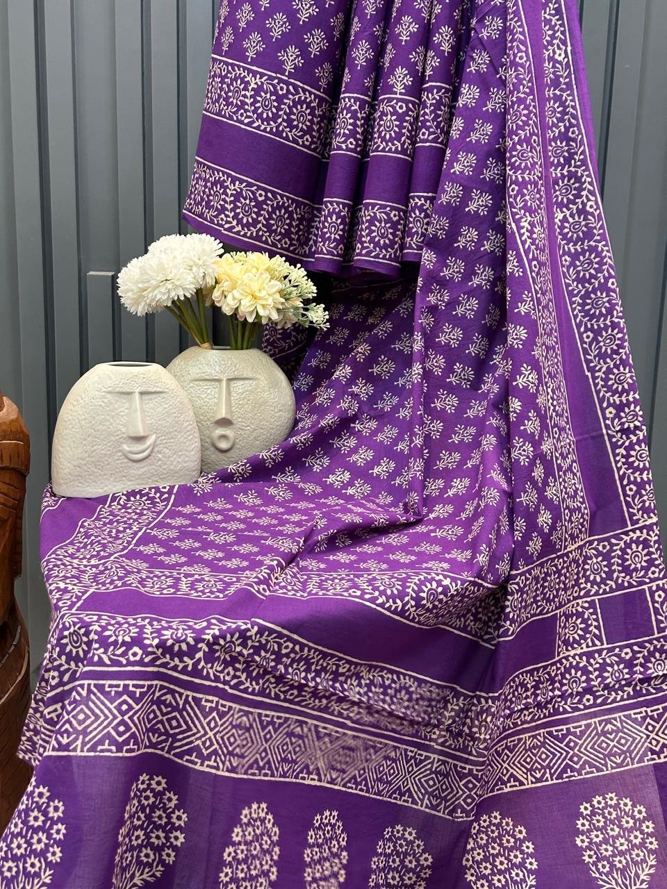 Mul Cotton Saree